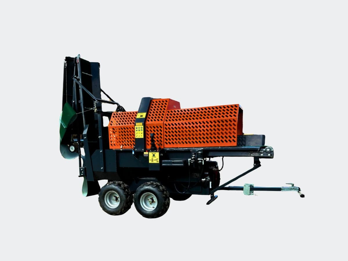 Combiné bois de chauffage CUTCRAFT WoodMax avec son convoyeur